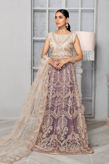 Zarif Mauve Bahaar Weddin Collection  2022 Online Shopping